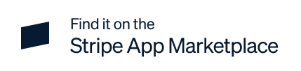 Find it on the Stripe App Marketplace